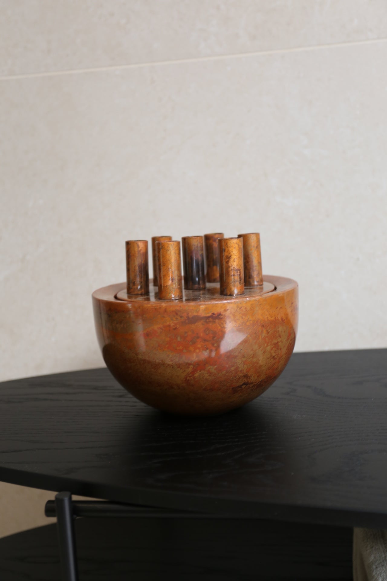 Flower Tube Vase - copper klein