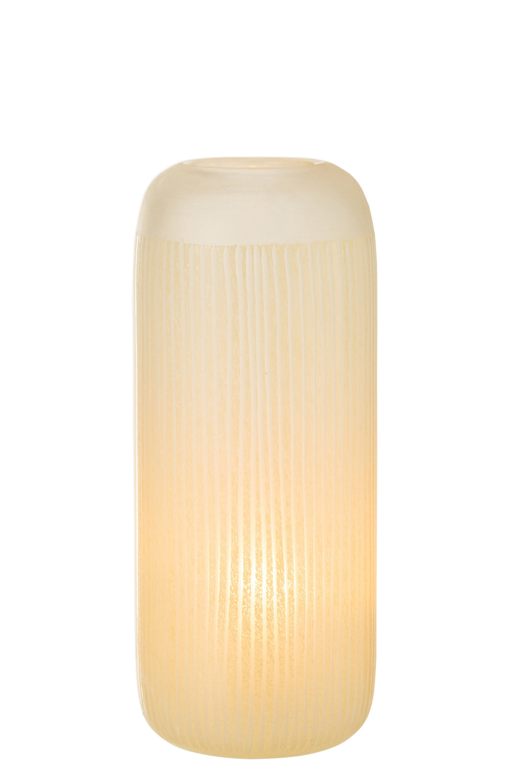 Vaas glas geel