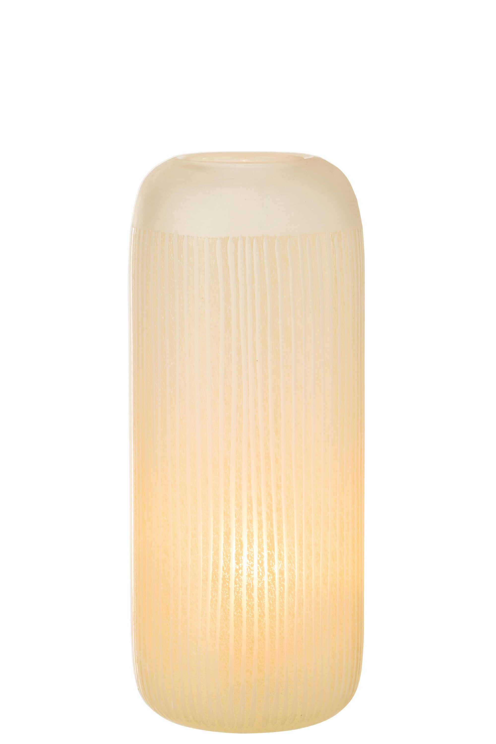 Vaas glas geel