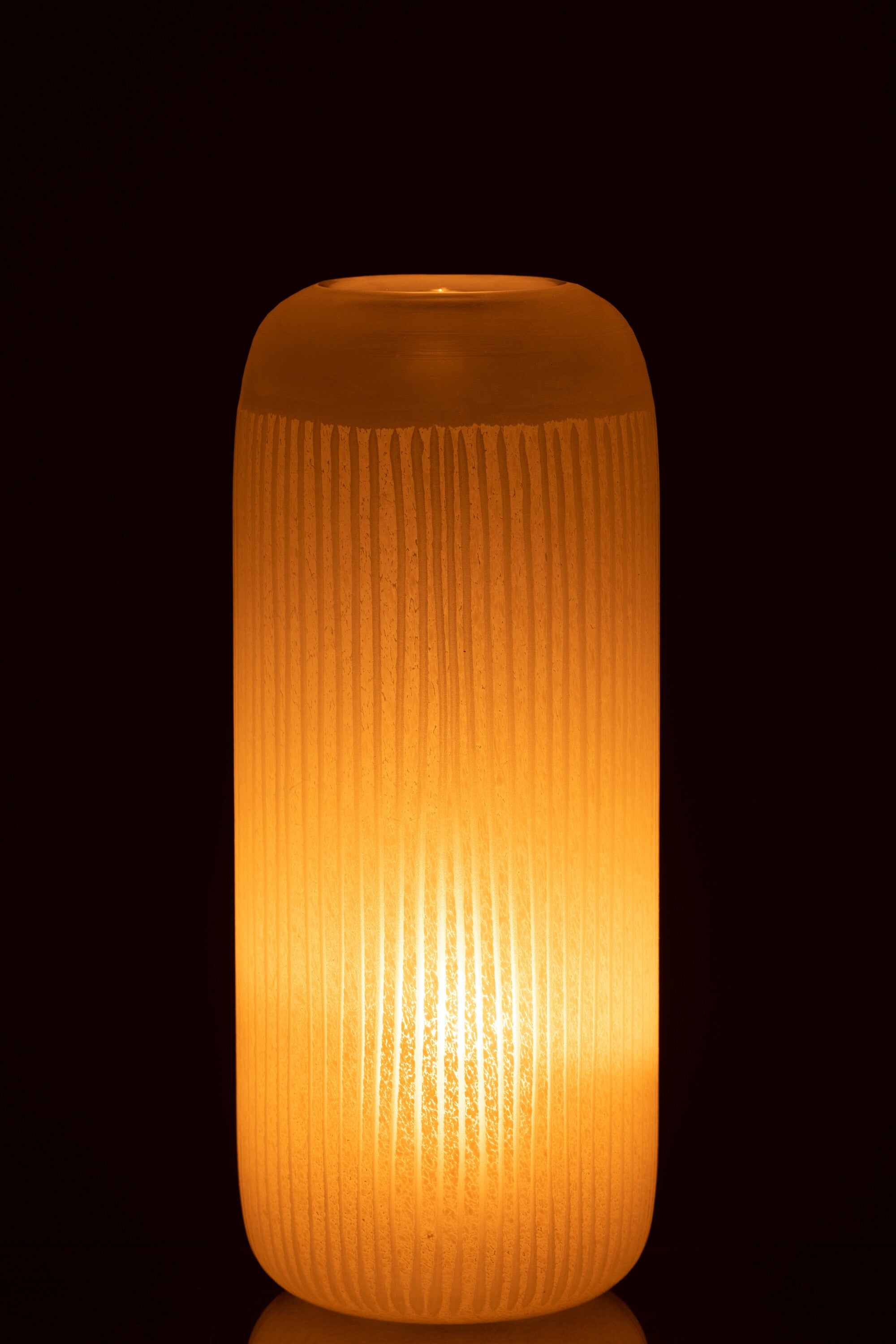 Vaas glas geel