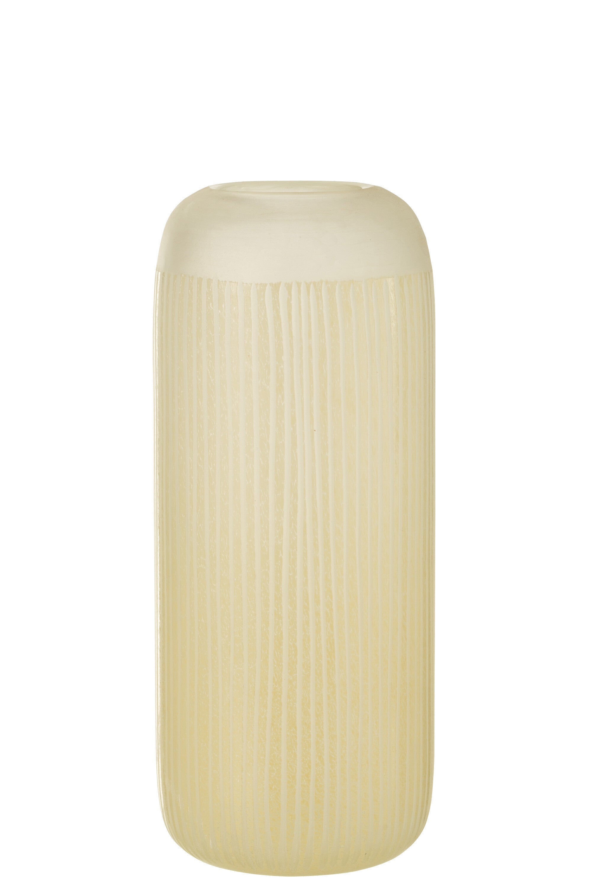 Vaas glas geel