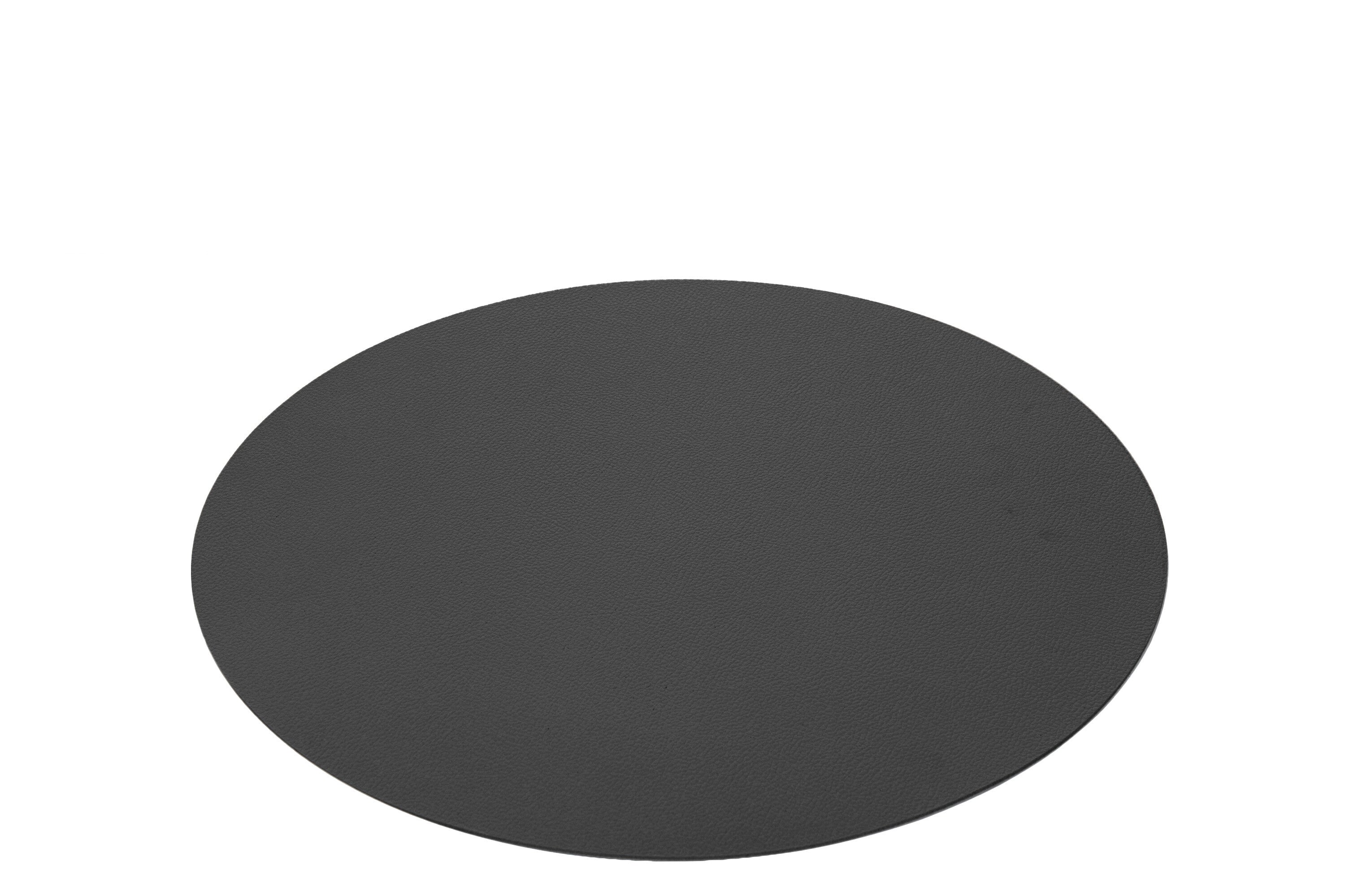 Placemat Rond Pvc Zwart