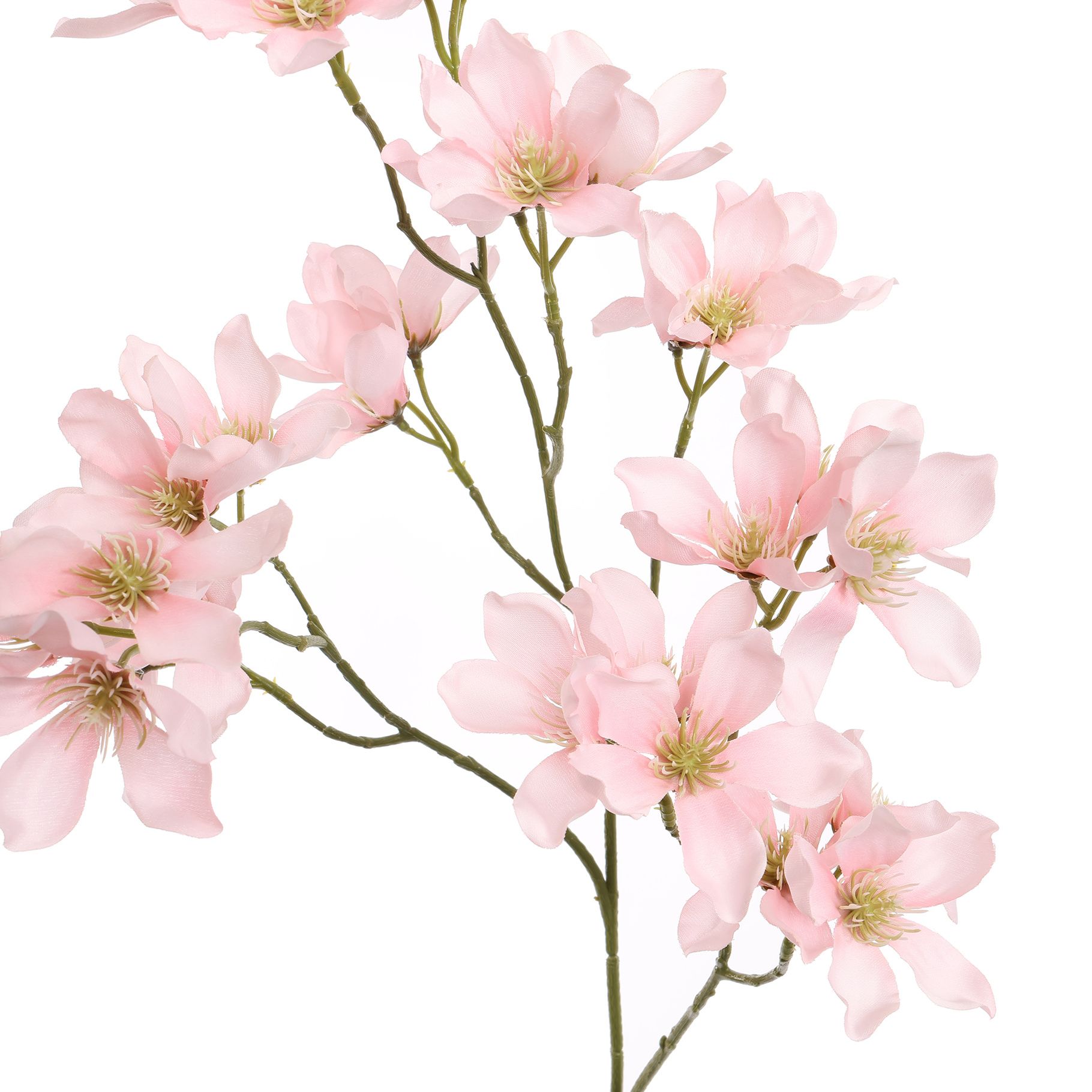 Wilde magnolia roos- zijde- 85cm