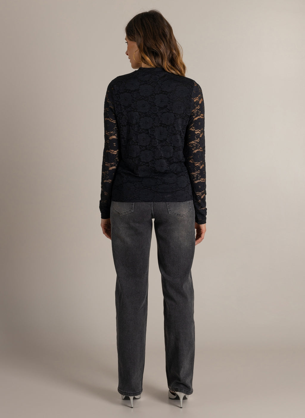 Meta kanten shirt black