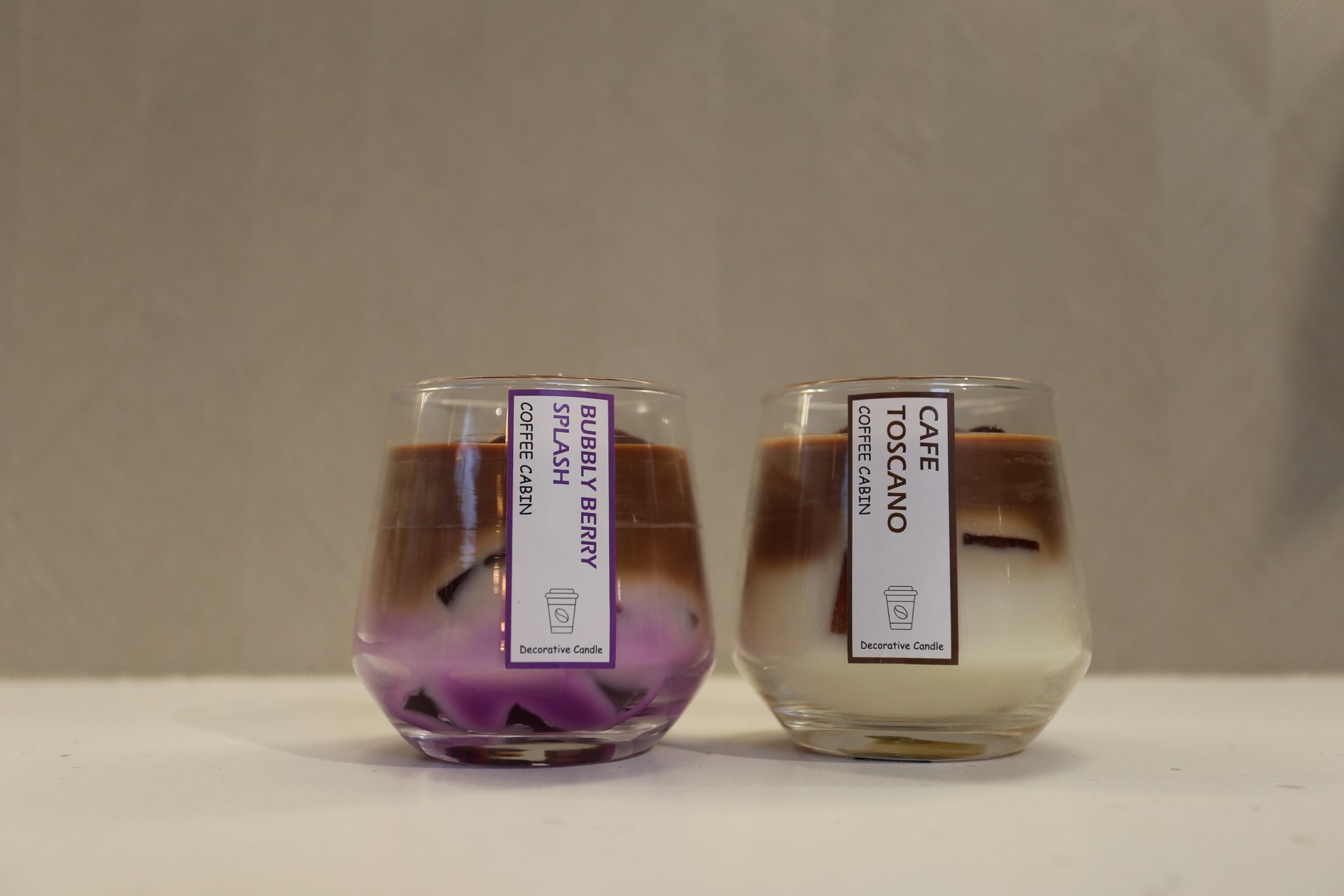 Café Toscano kaars brown