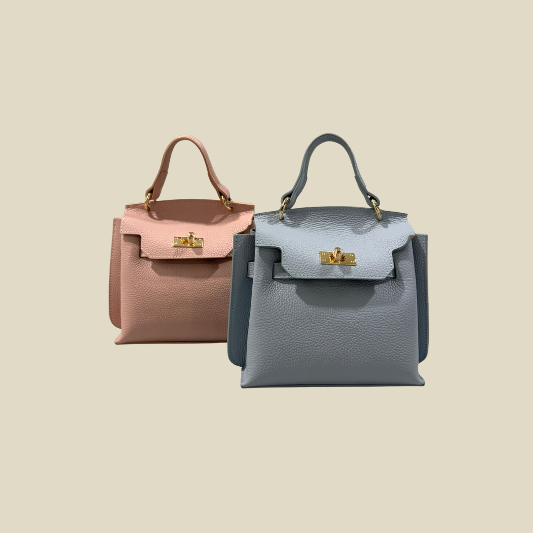 Handtas - echt leder