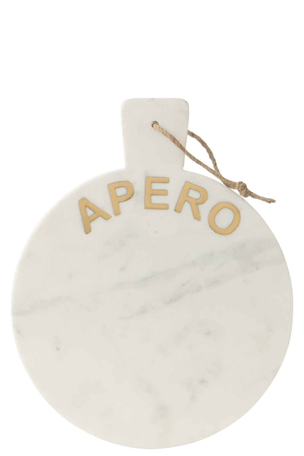 apero plank rond marmer