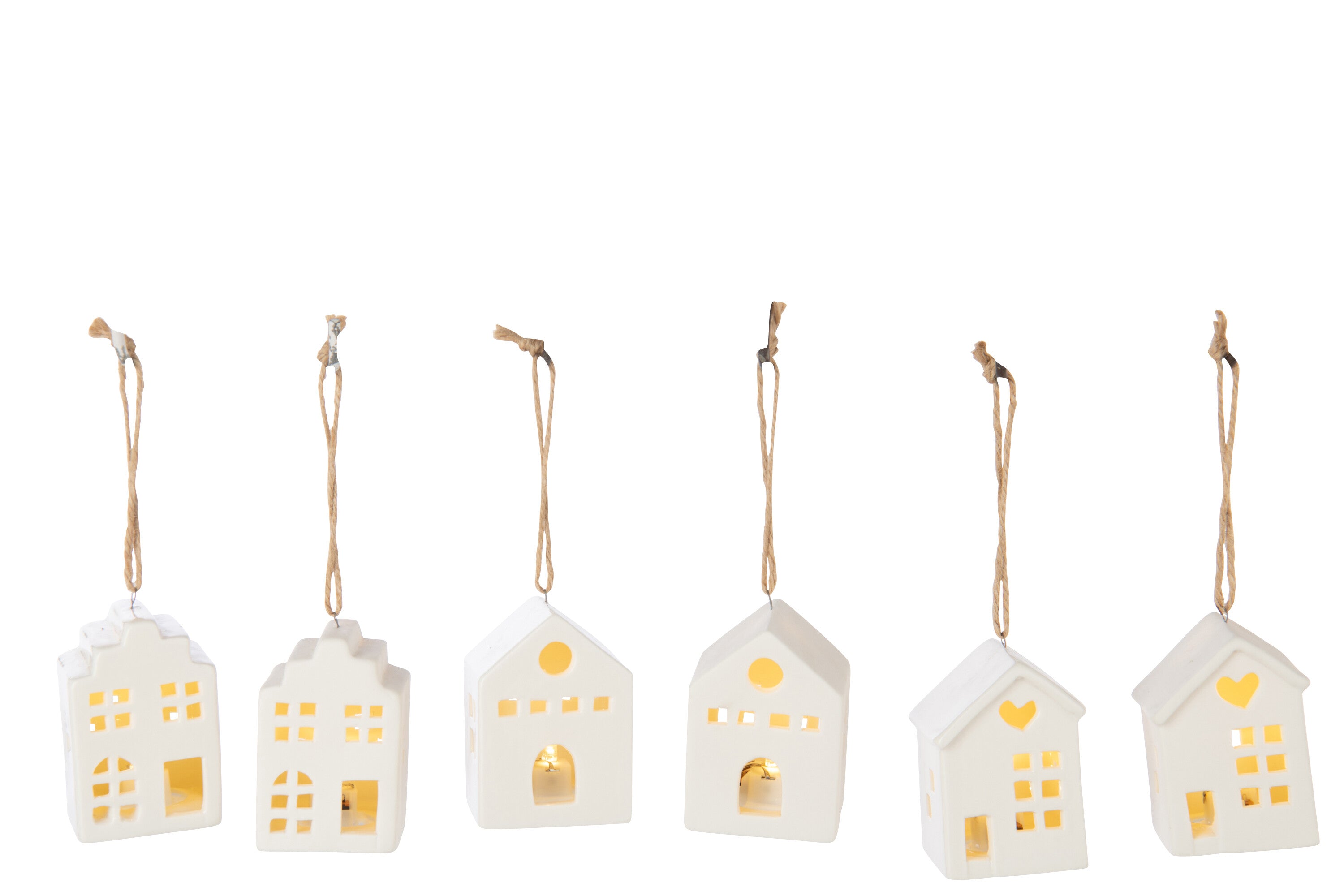 HANGER LED HUIS KLEI WIT (6.5x5x7.5cm)