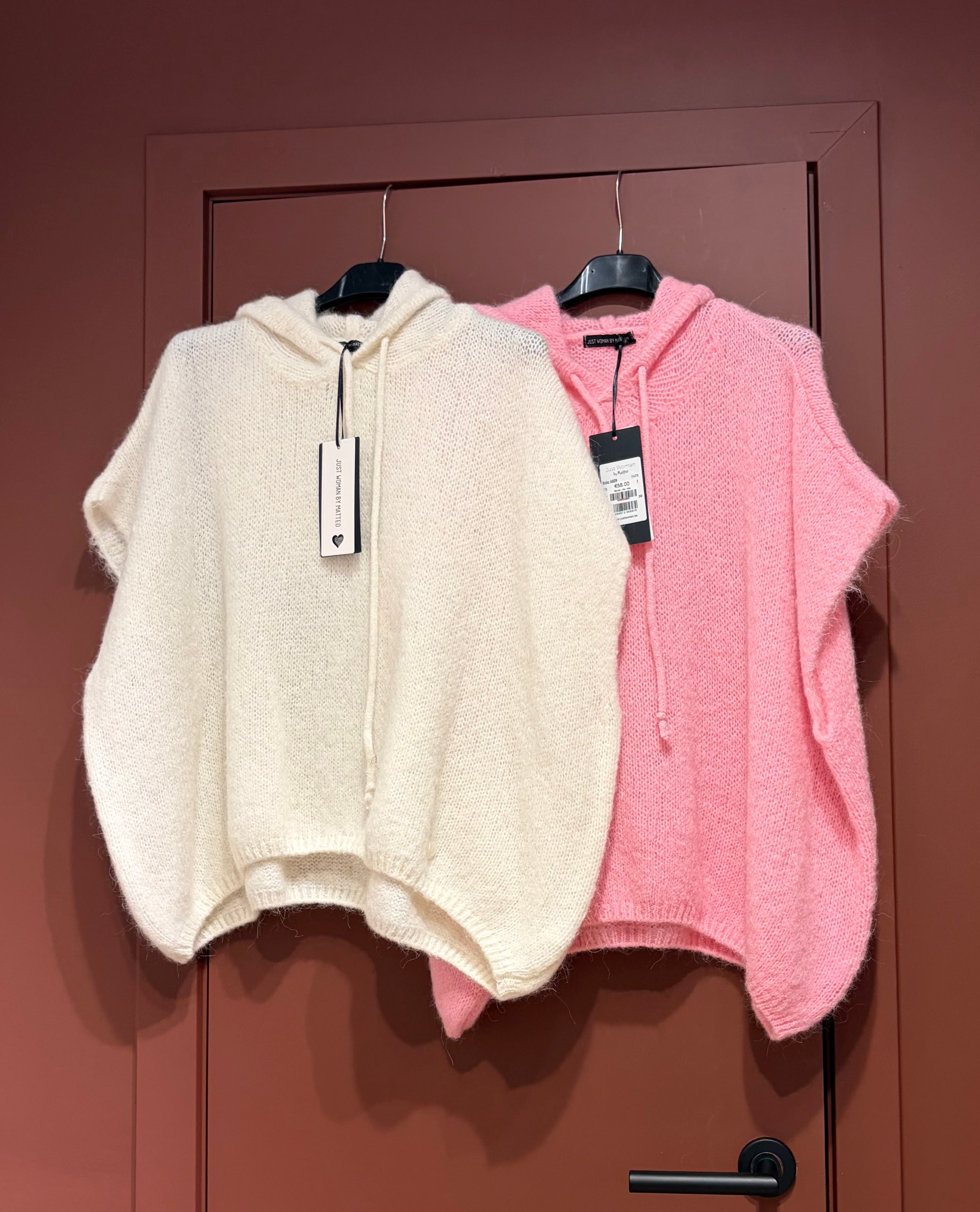 Knit bolo - licht roze