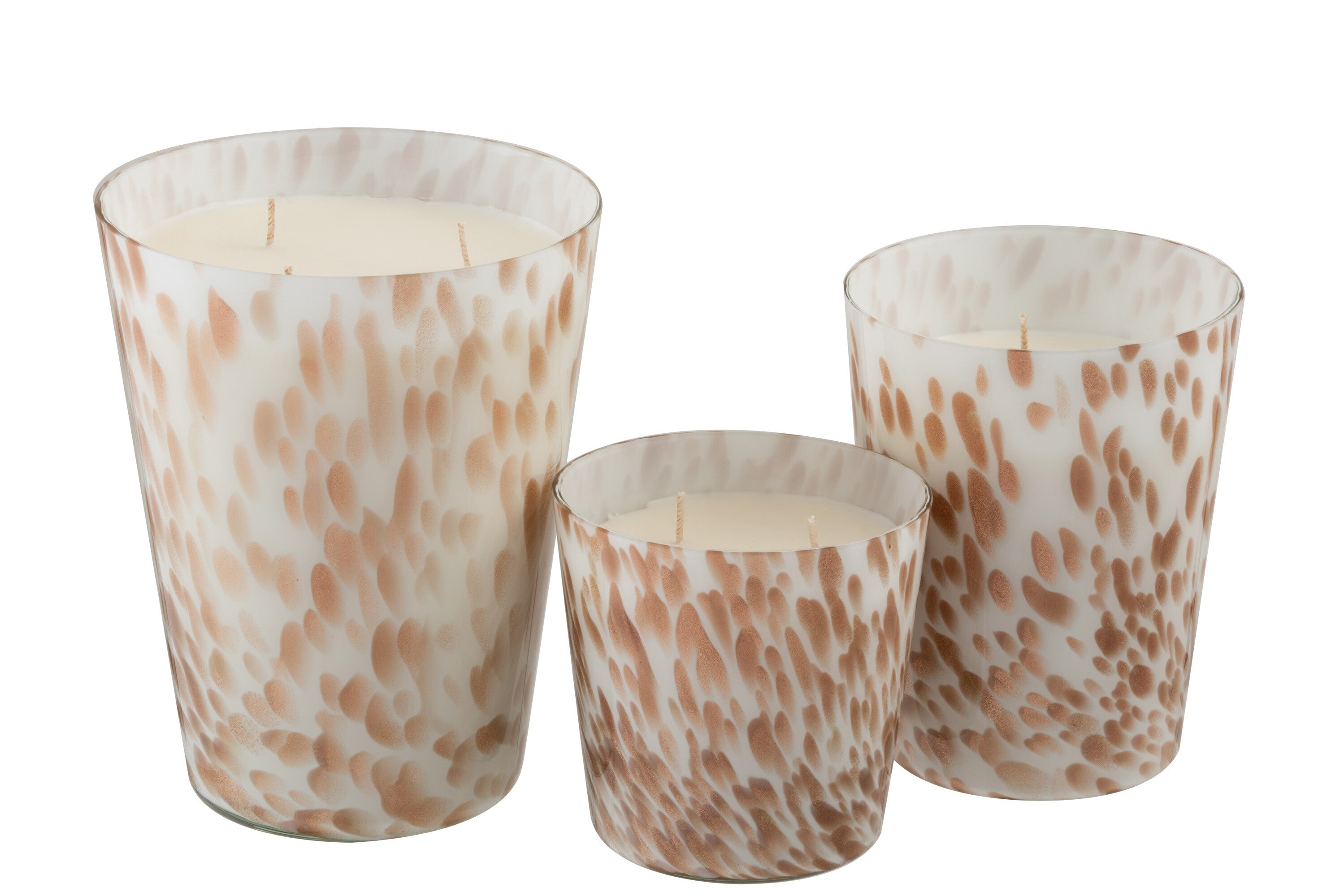 Geurkaars Neon Night Wit/Goud Large