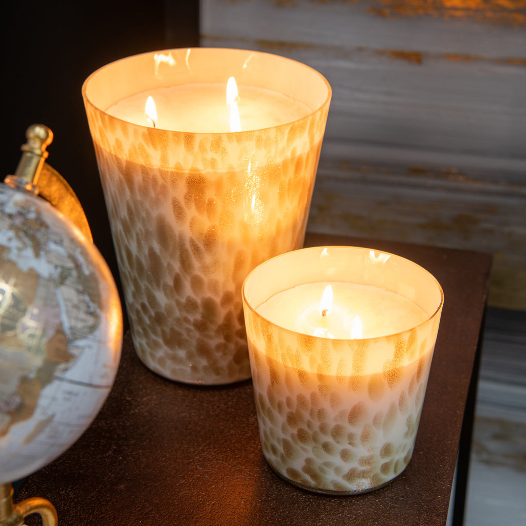 Geurkaars Neon Night Wit/Goud Large