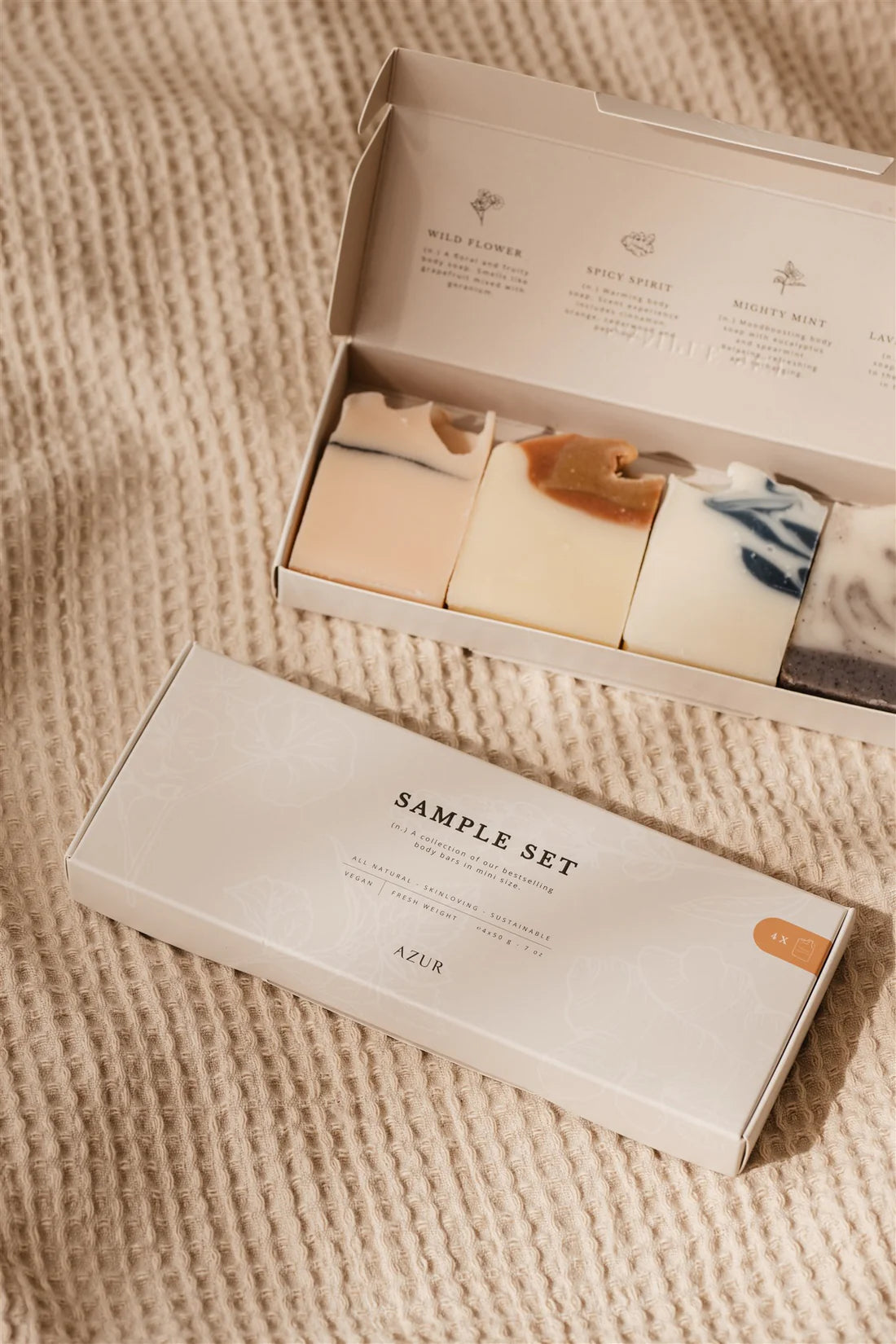 Azur Mini Body Bars Set – Sample set