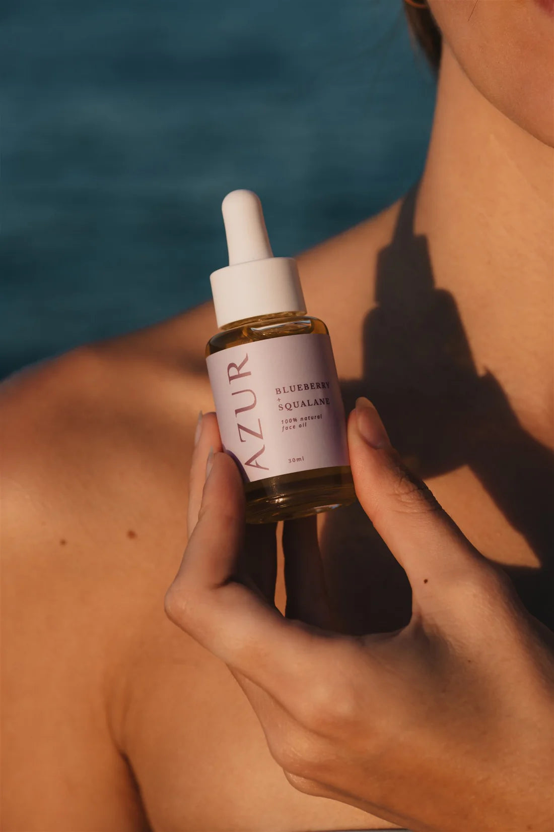 Face oil squalane & blueberry