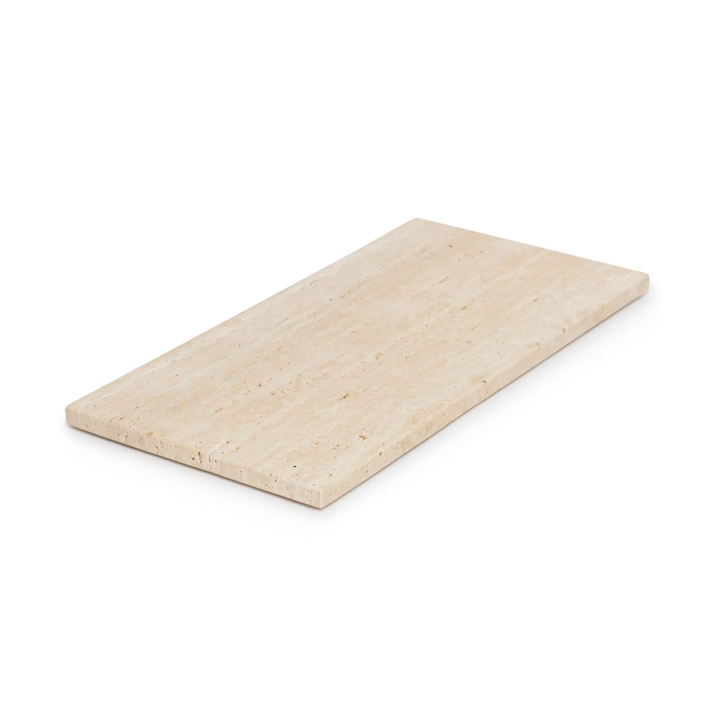 Travertine dienblad rechthoek M 15x30cm