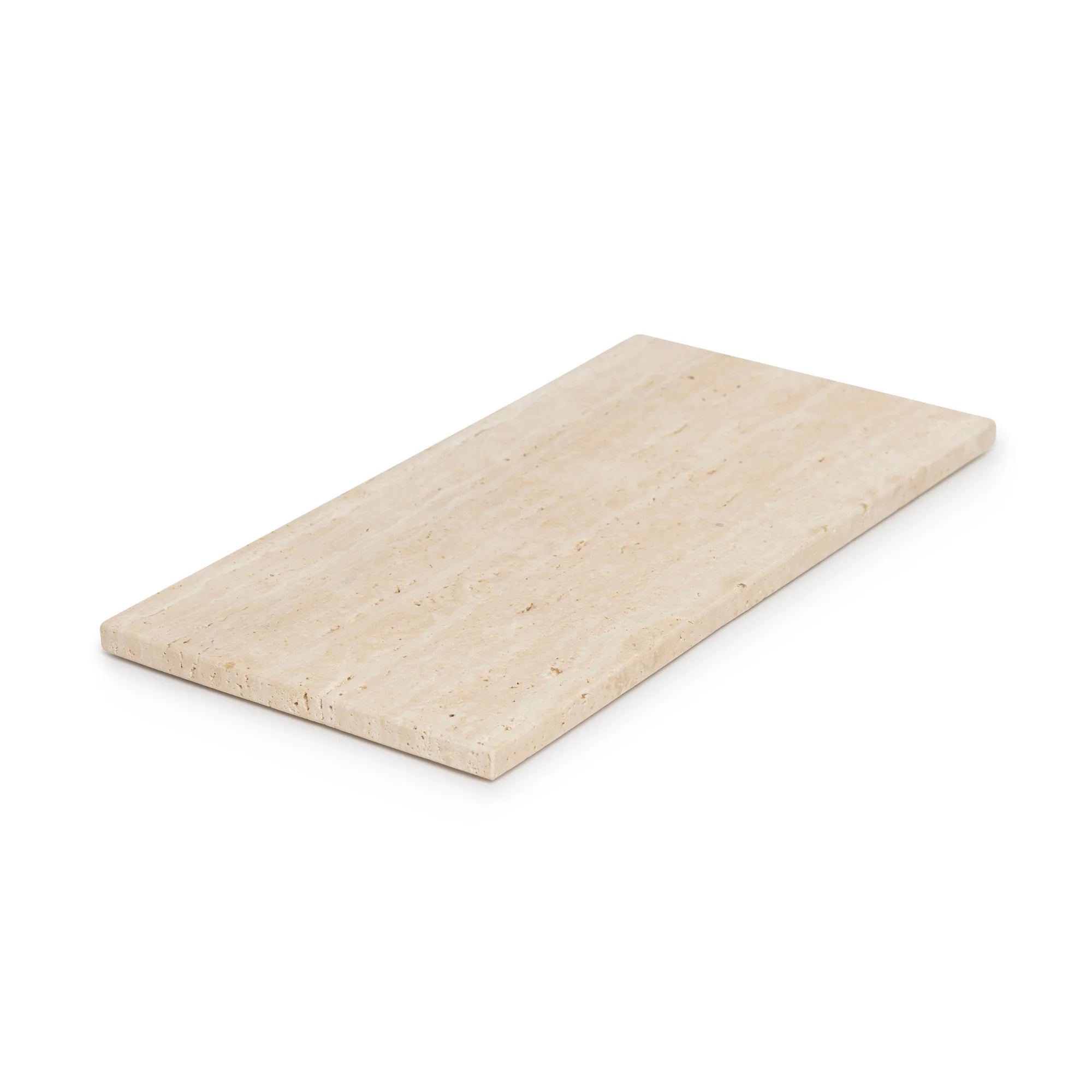 Travertine dienblad rechthoek M 15x30cm
