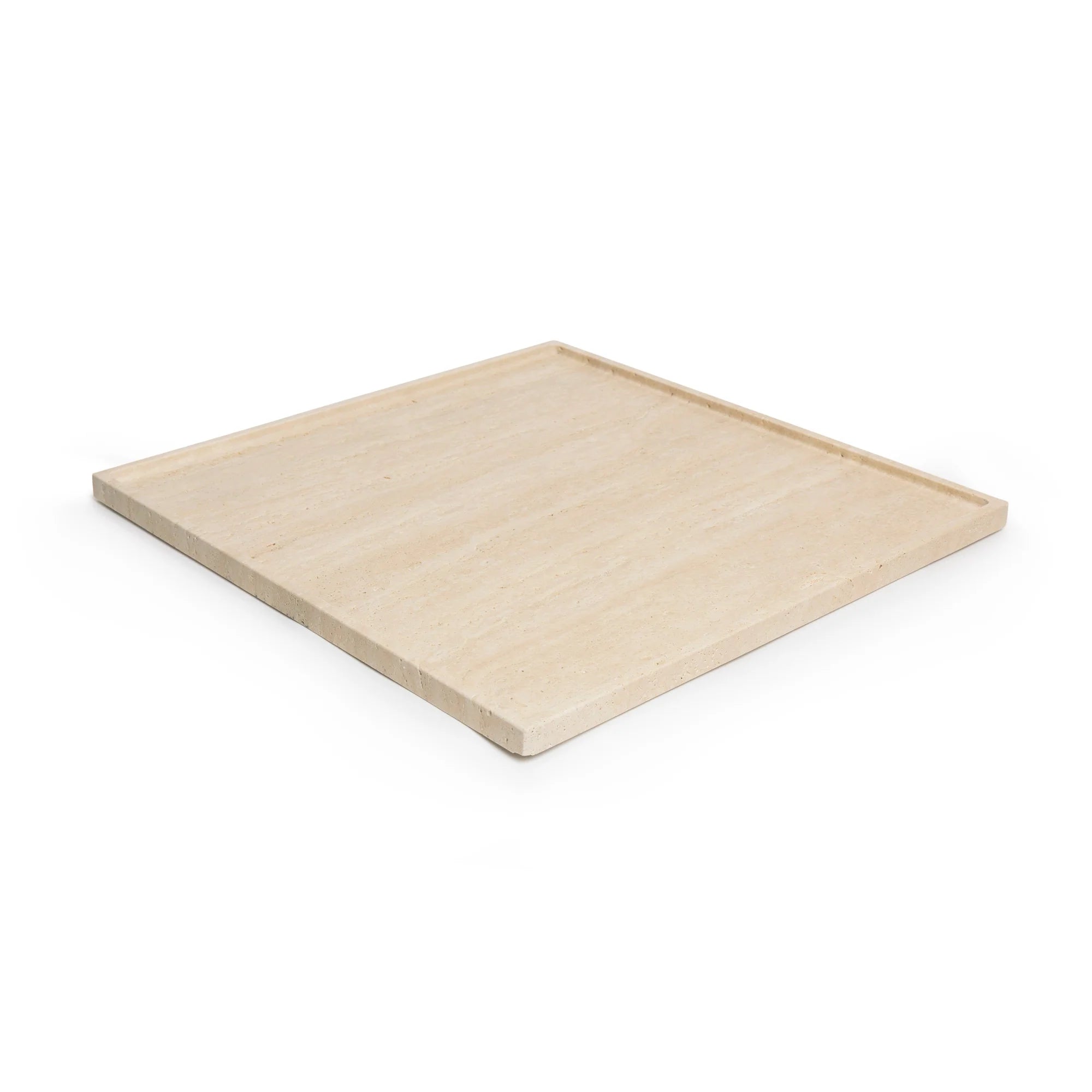 Travertine dienblad tray 45x45cm