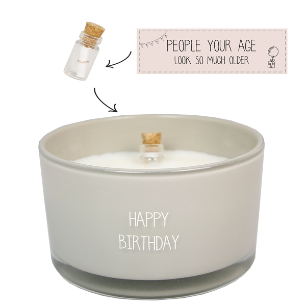 my flame flessenpost-Happy birthday