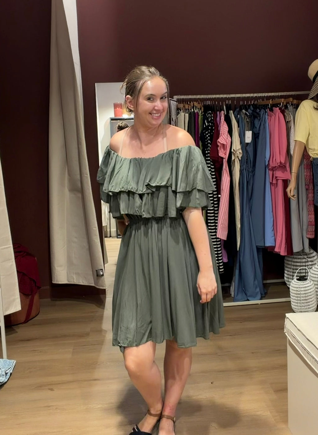 Jurk army green
