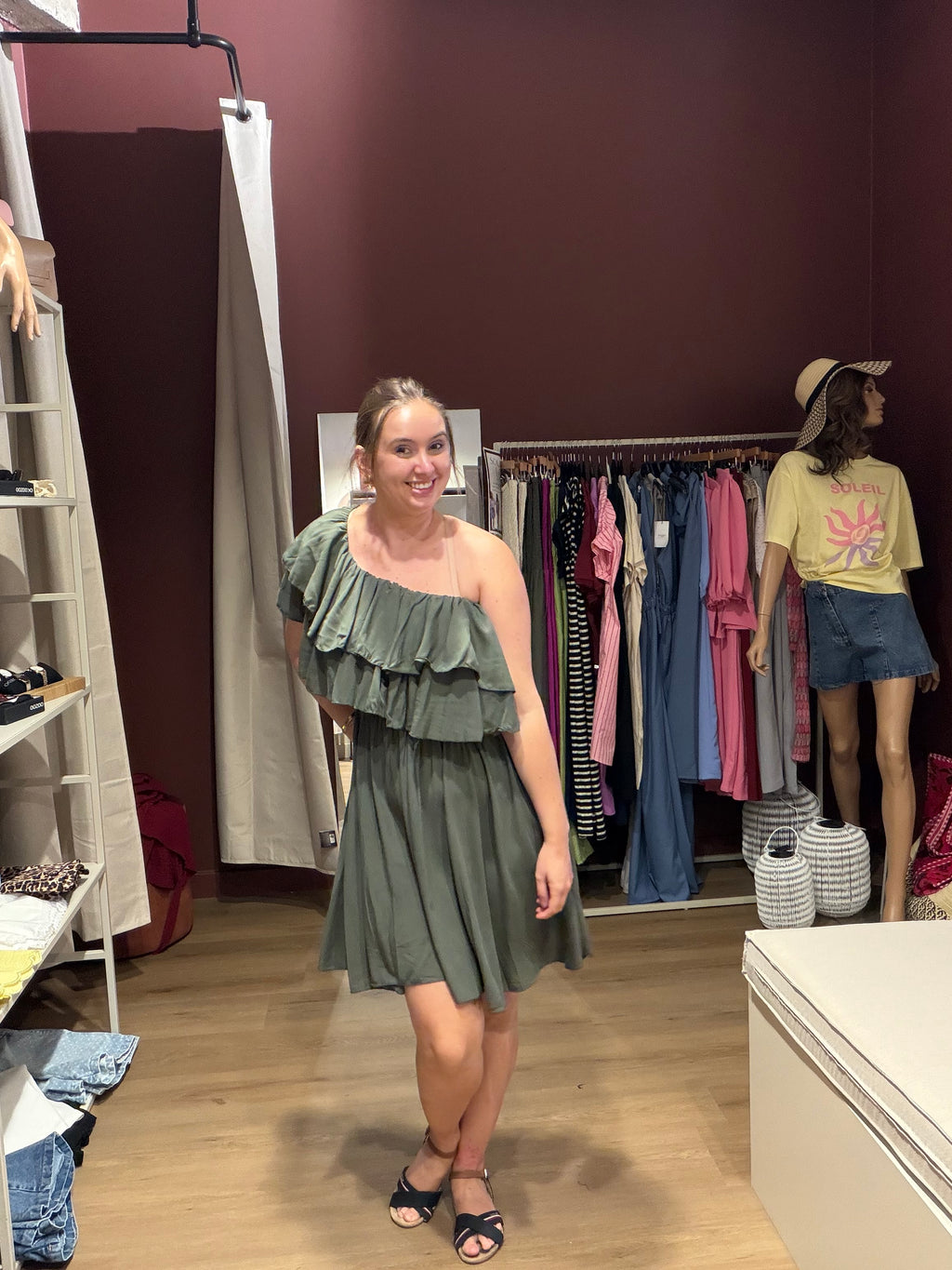 Jurk army green
