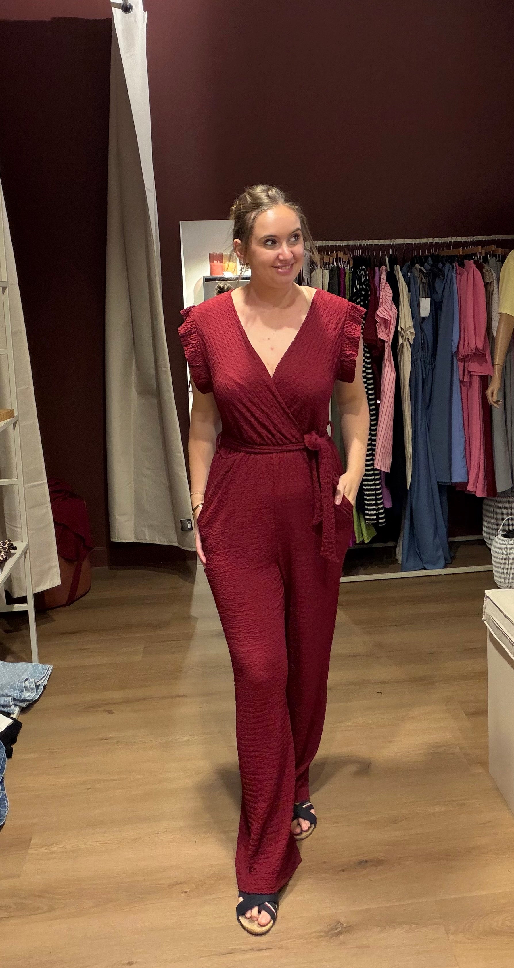 Jumpsuit bordeaux