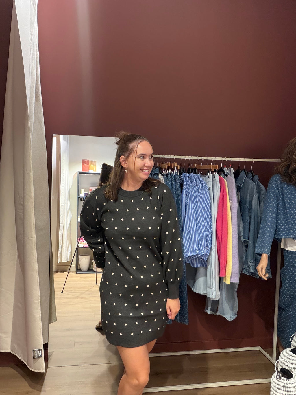 Jurk met polka dots