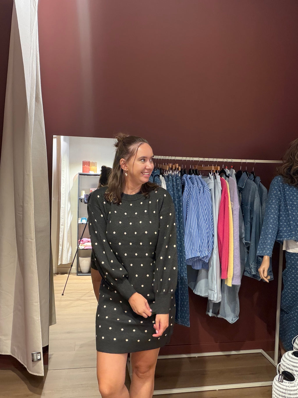 Jurk met polka dots