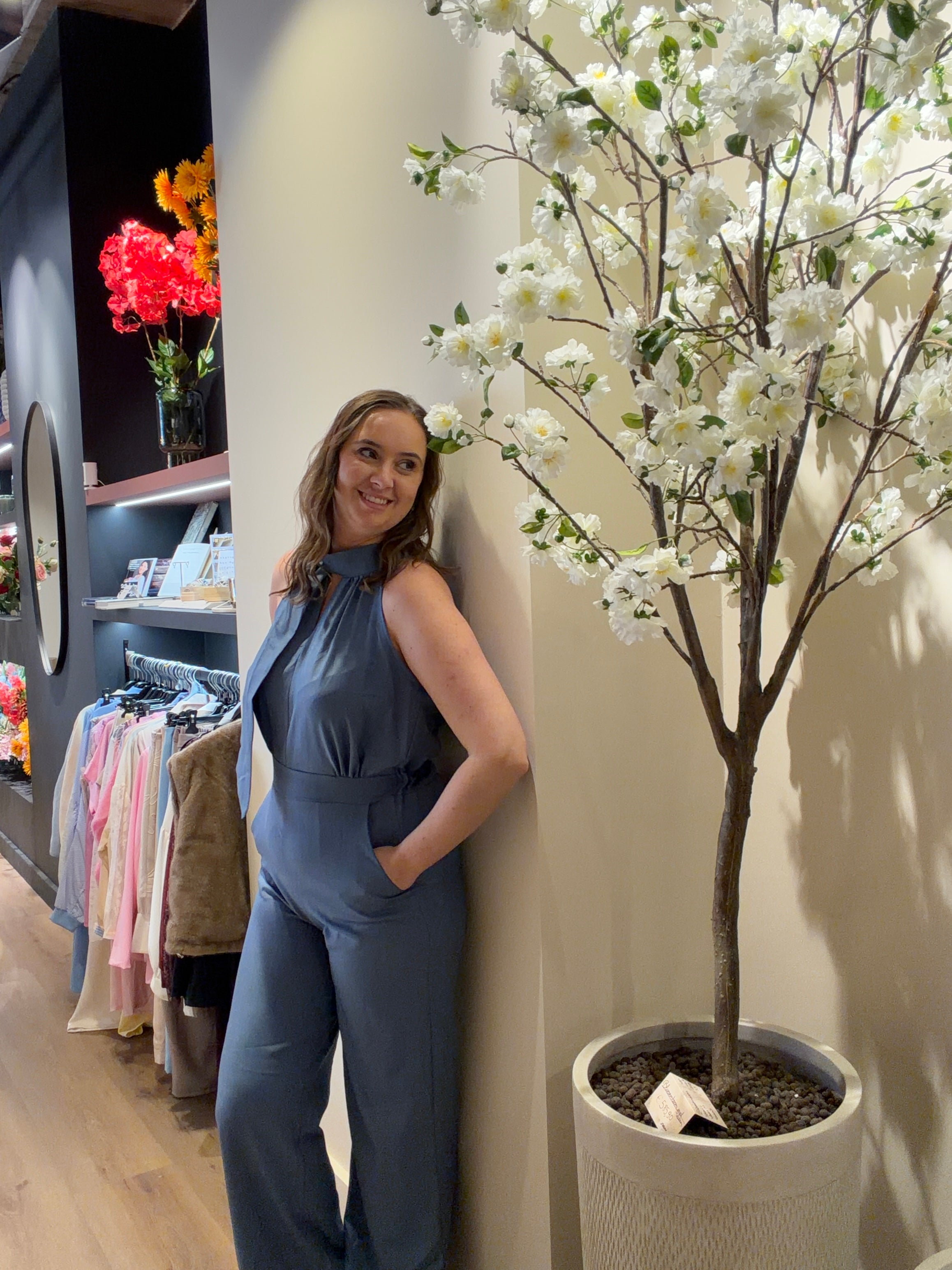Jumsuit ana blauw