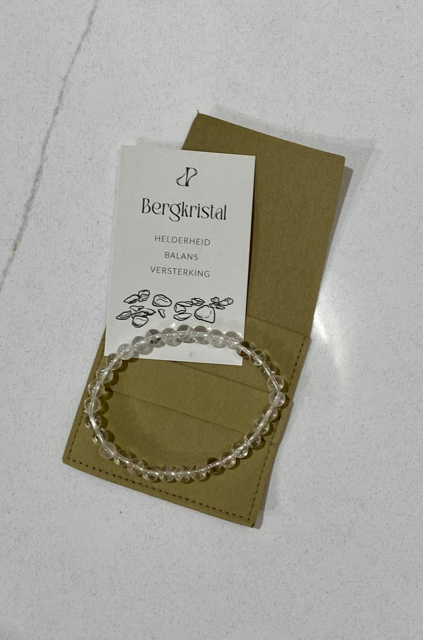 Edelsteen armband - Bergkristal