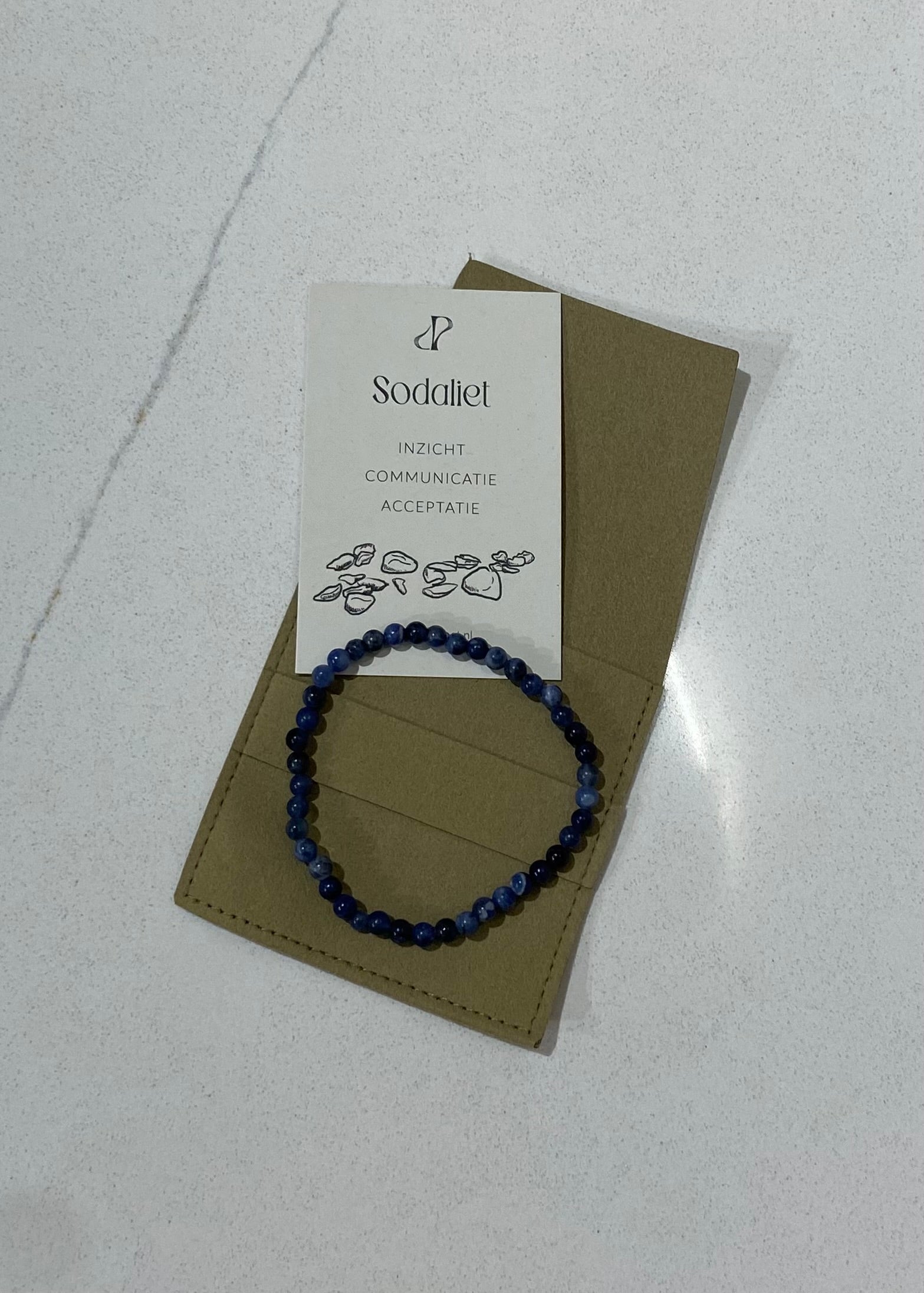 Edelsteen armband - Sodaliet