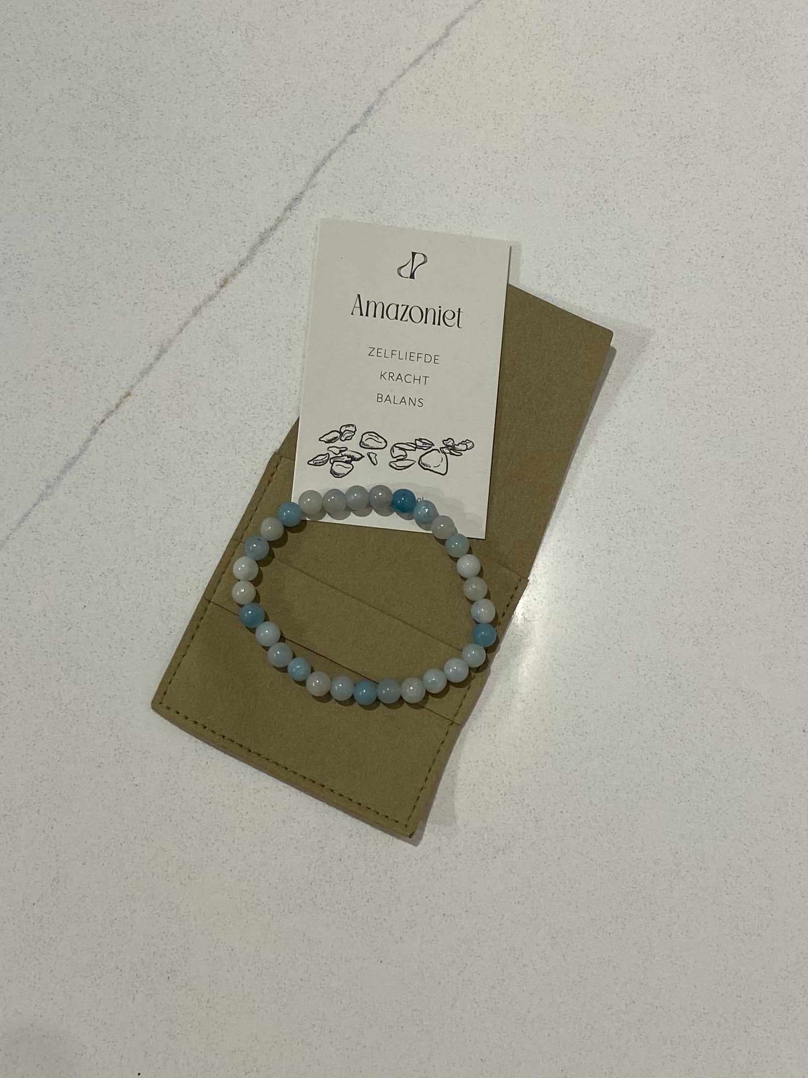 Edelsteen armband - Amazoniet