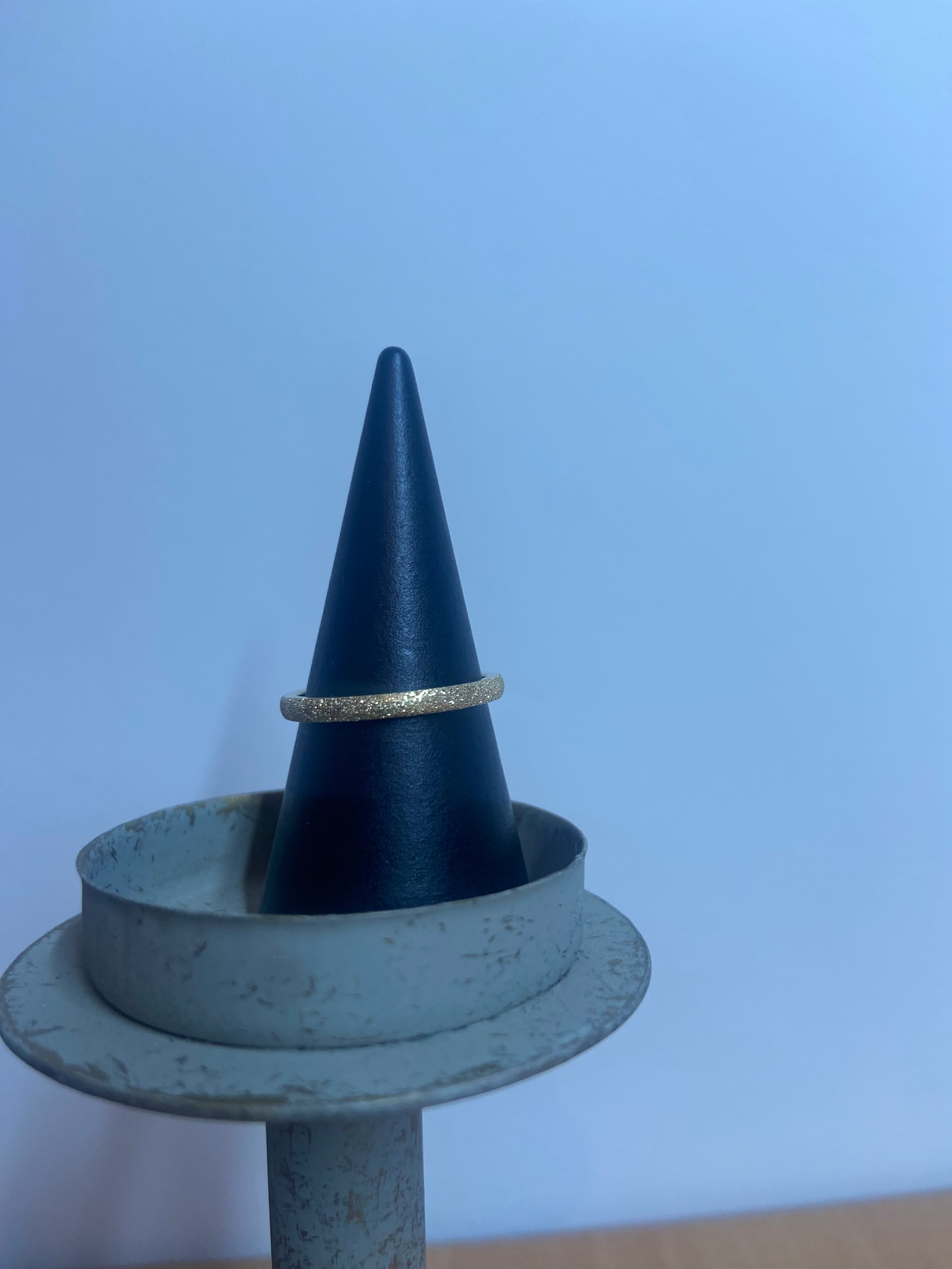 Gouden stardust ring