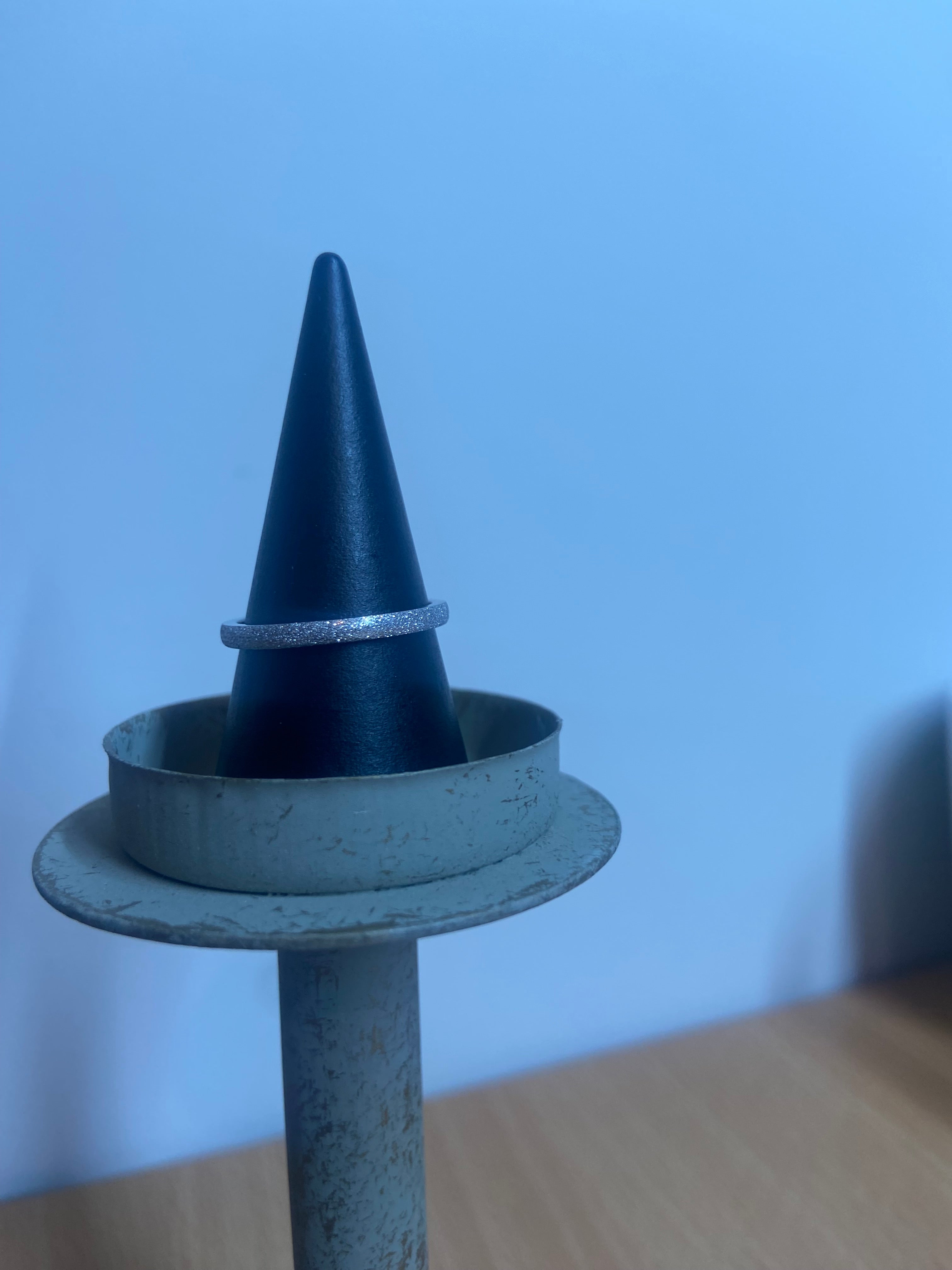 Zilveren stardustring