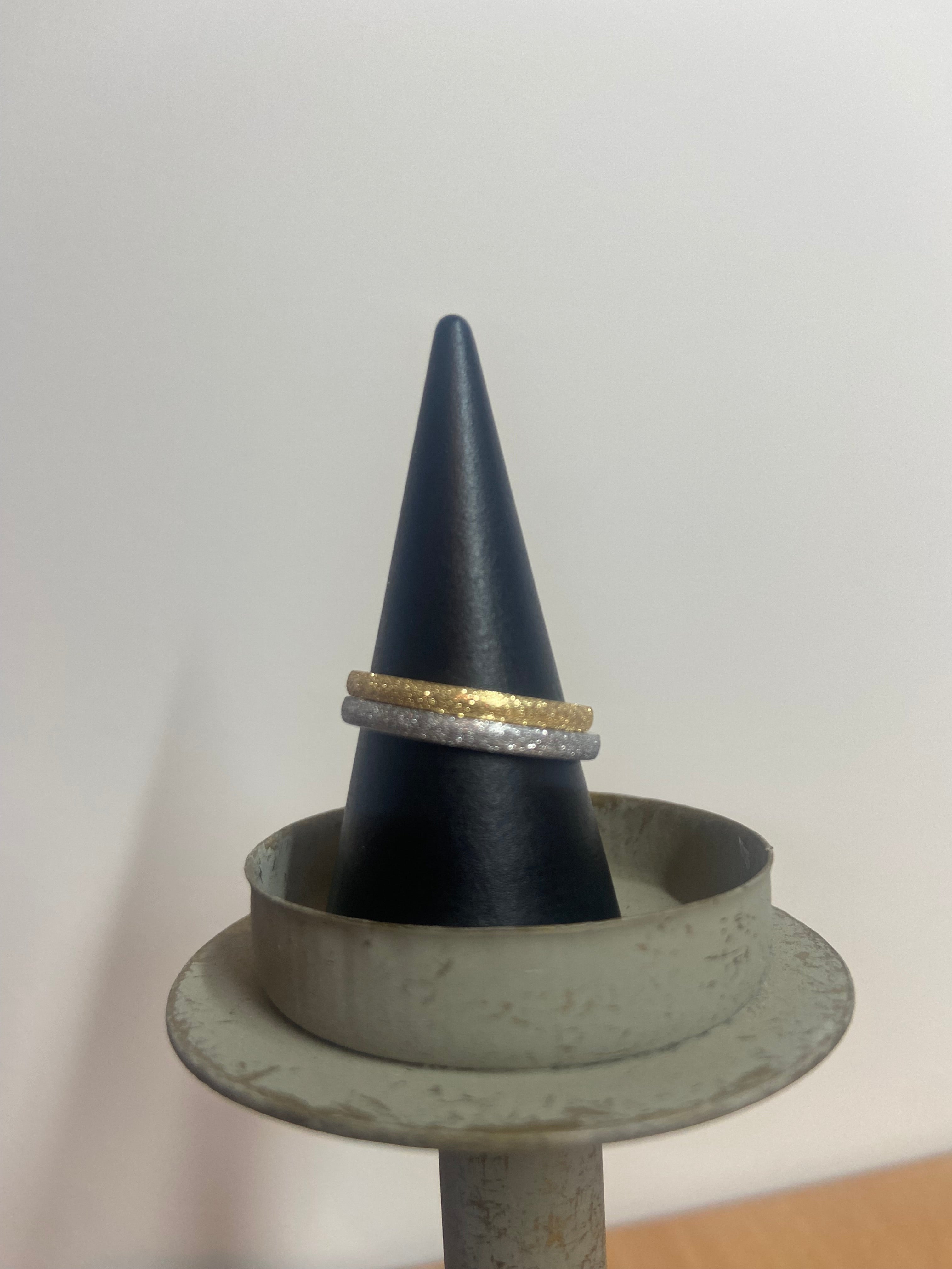 Zilveren stardustring