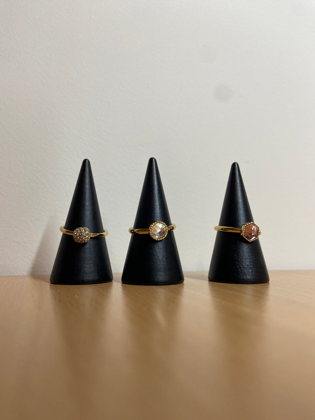 Gouden ring met zirkonia
