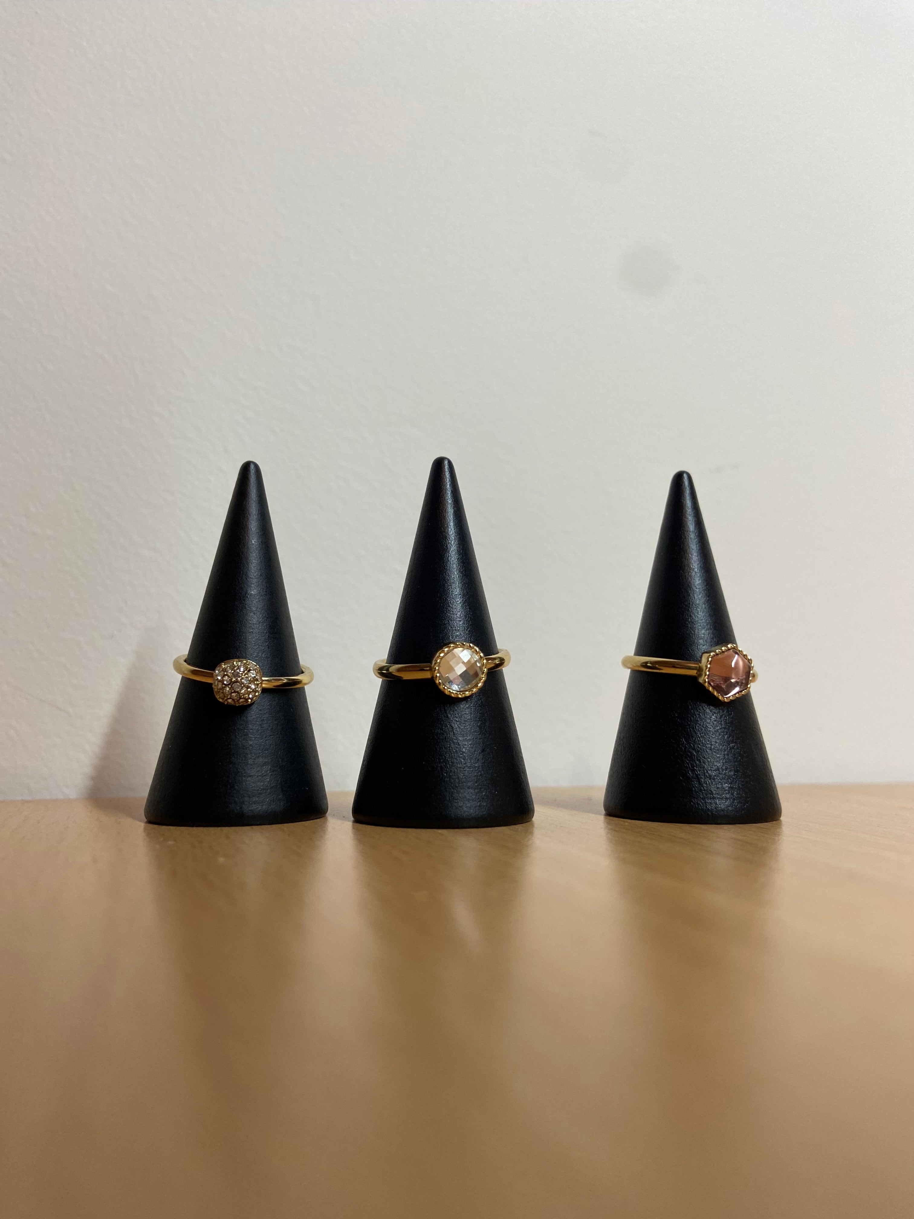 Gouden ring met zirkonia