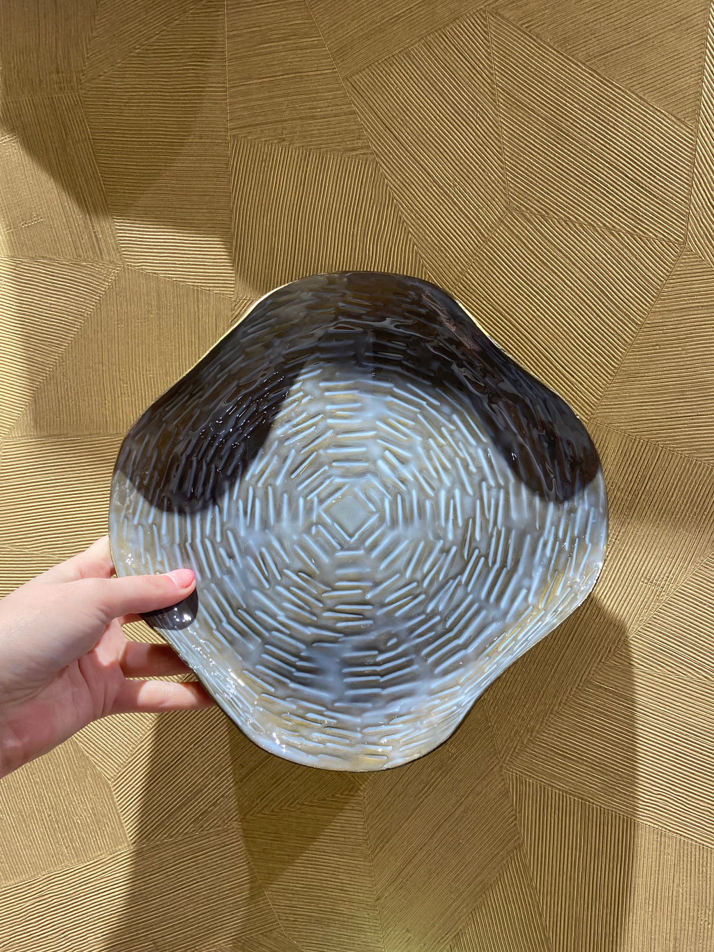 Hammered shell plate 22*3