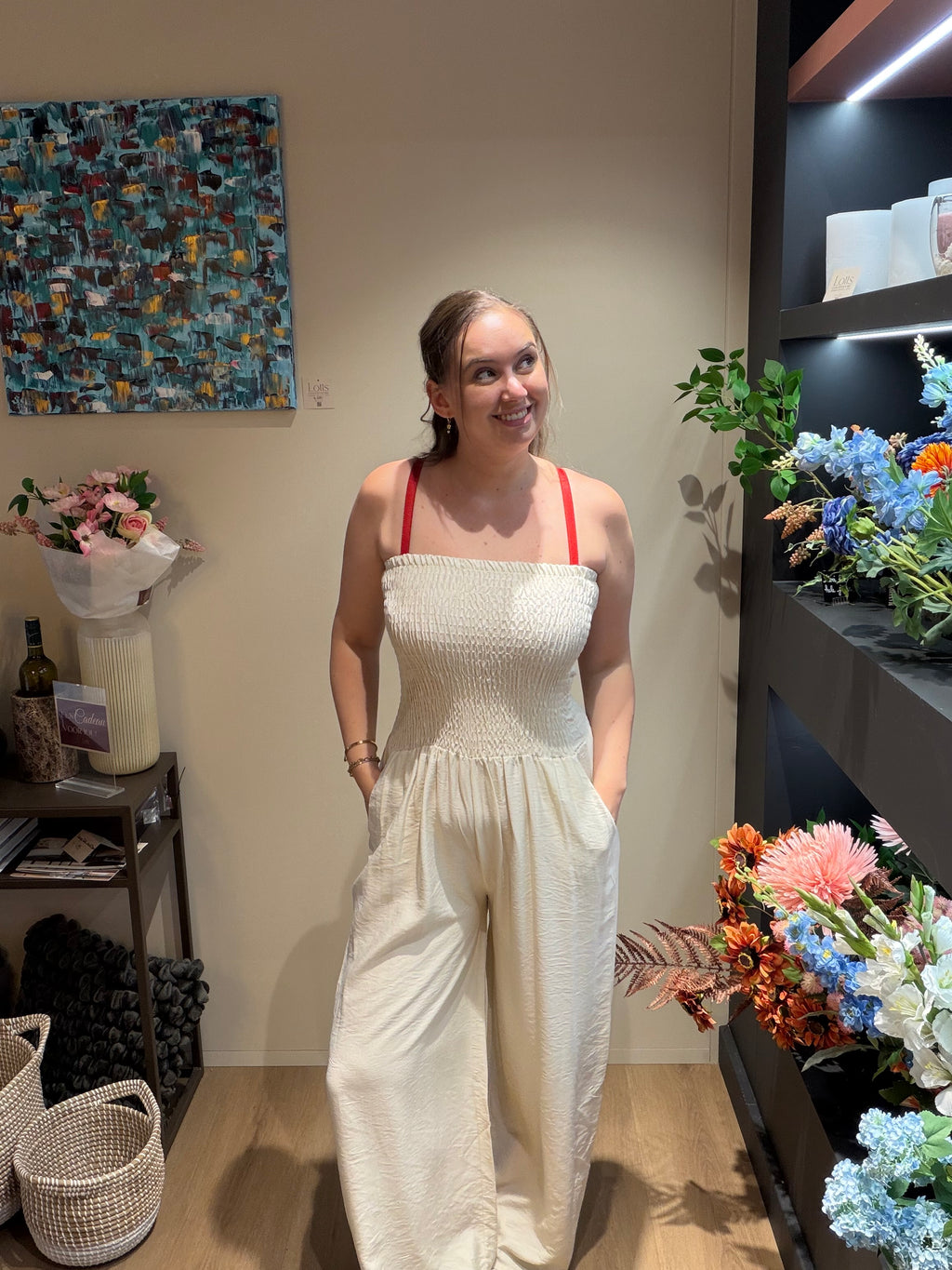 Jumpsuit Beige