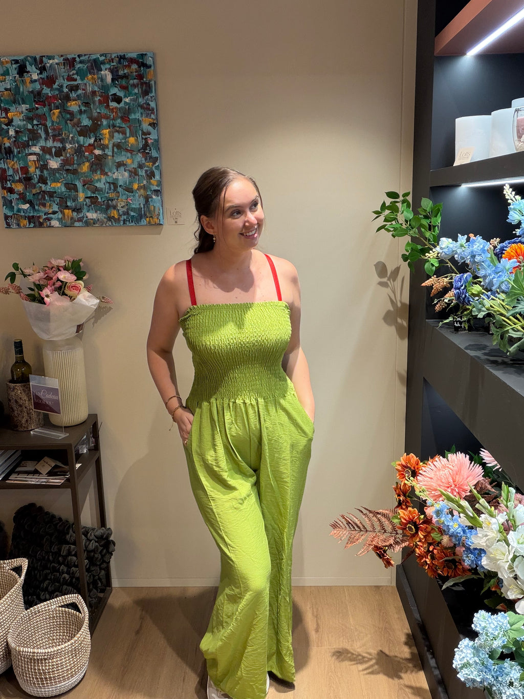 Jumpsuit groen