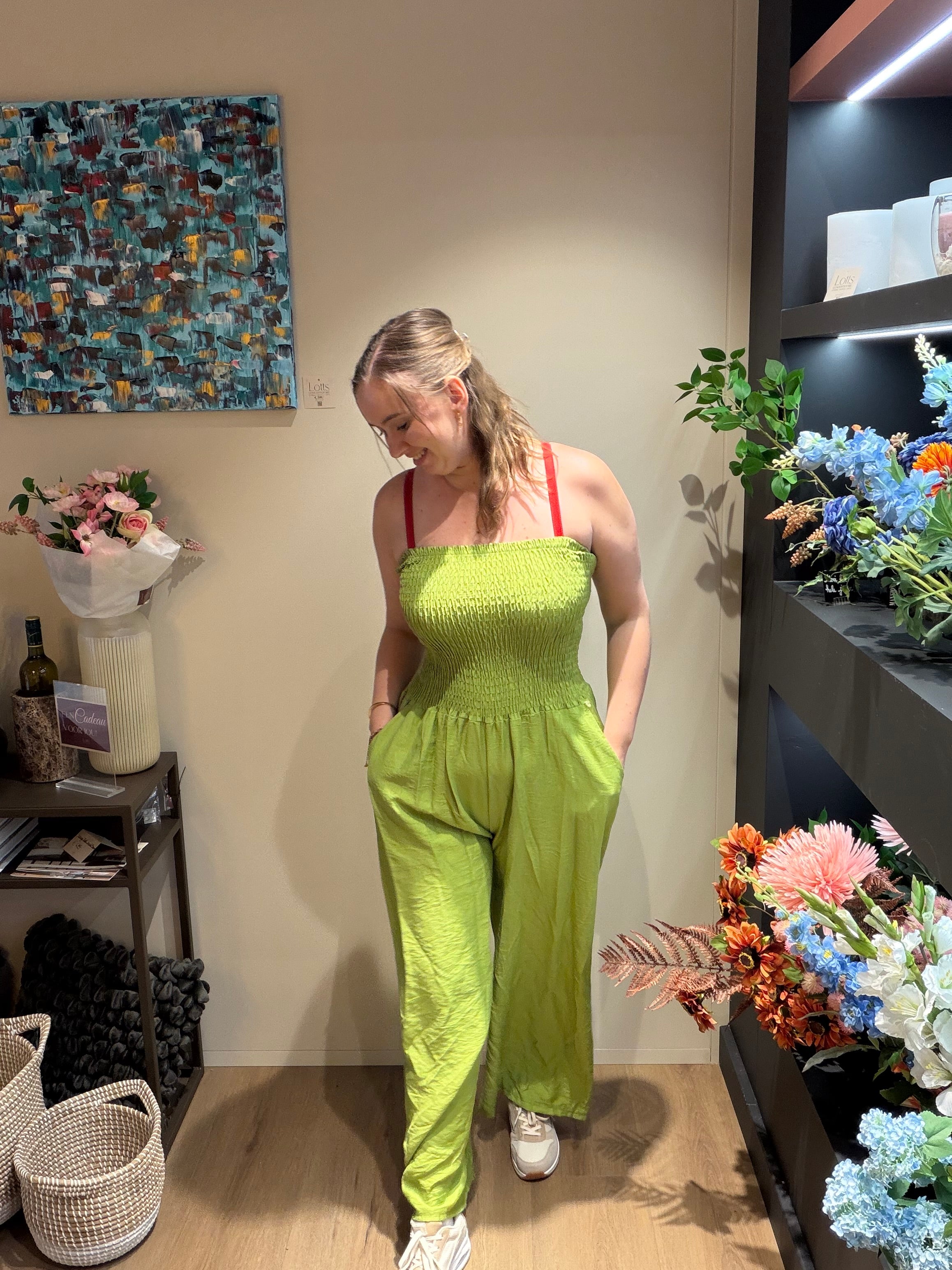Jumpsuit groen