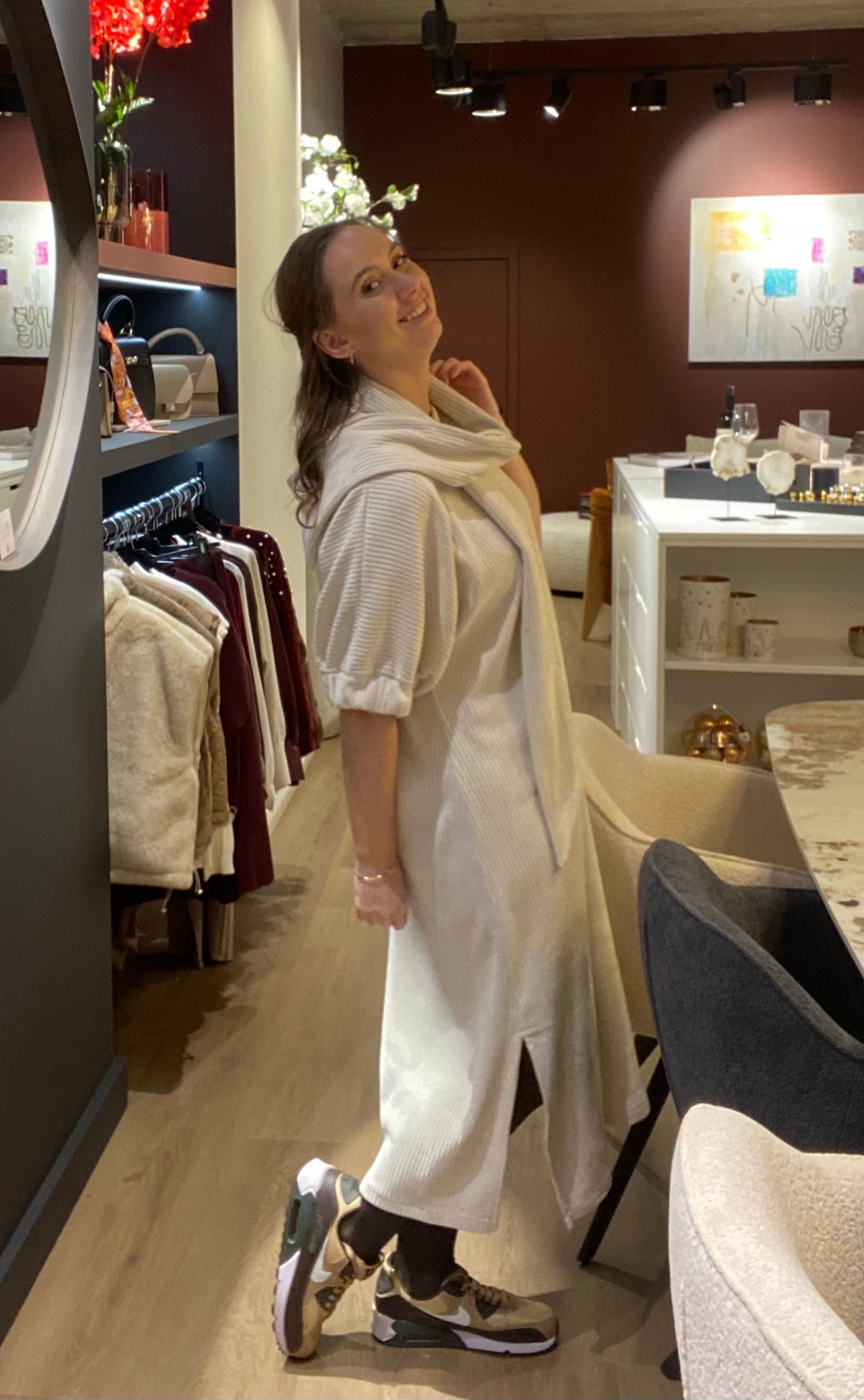 Jurk - Avola off white