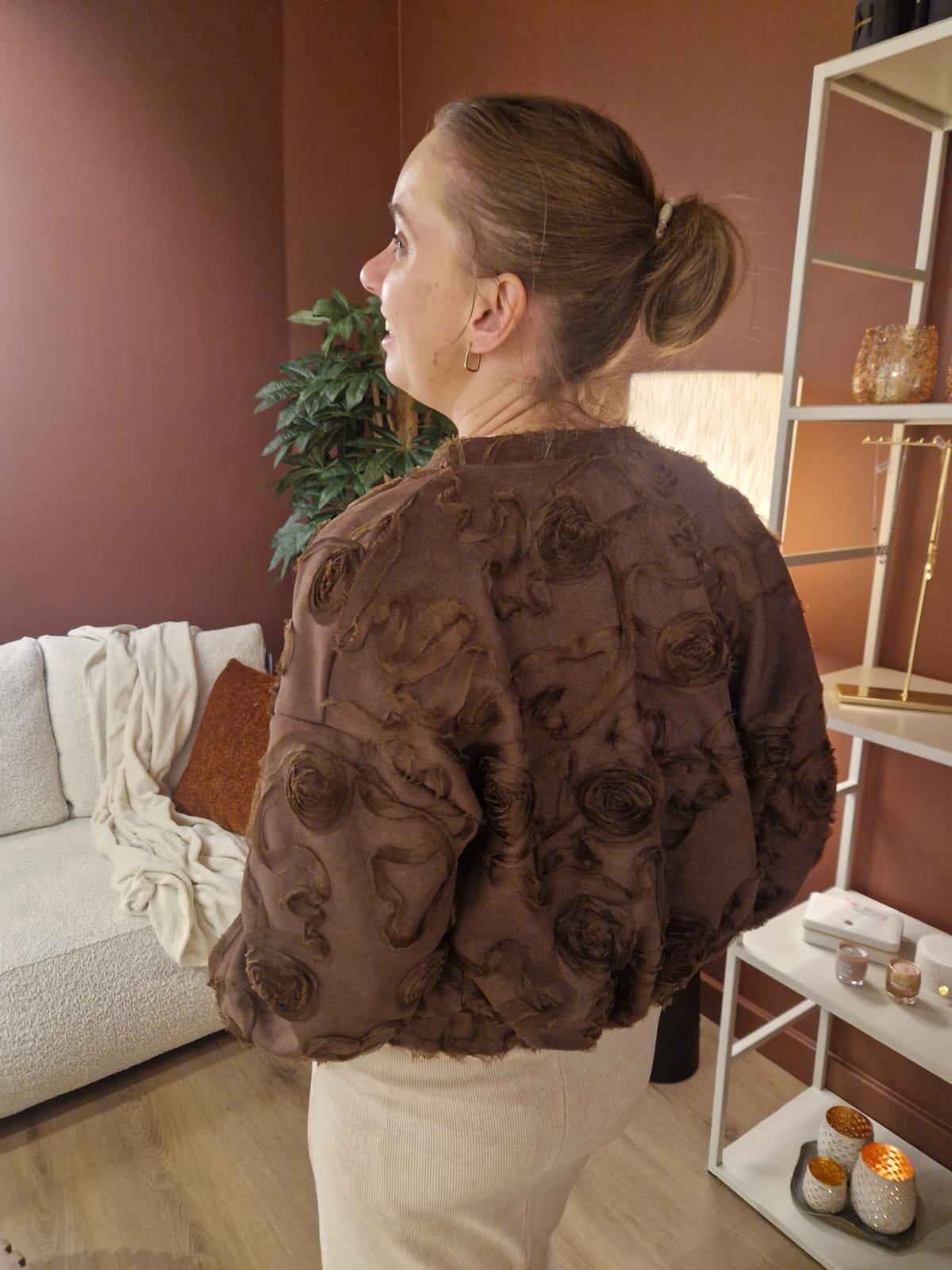 Gilet Diamante brown