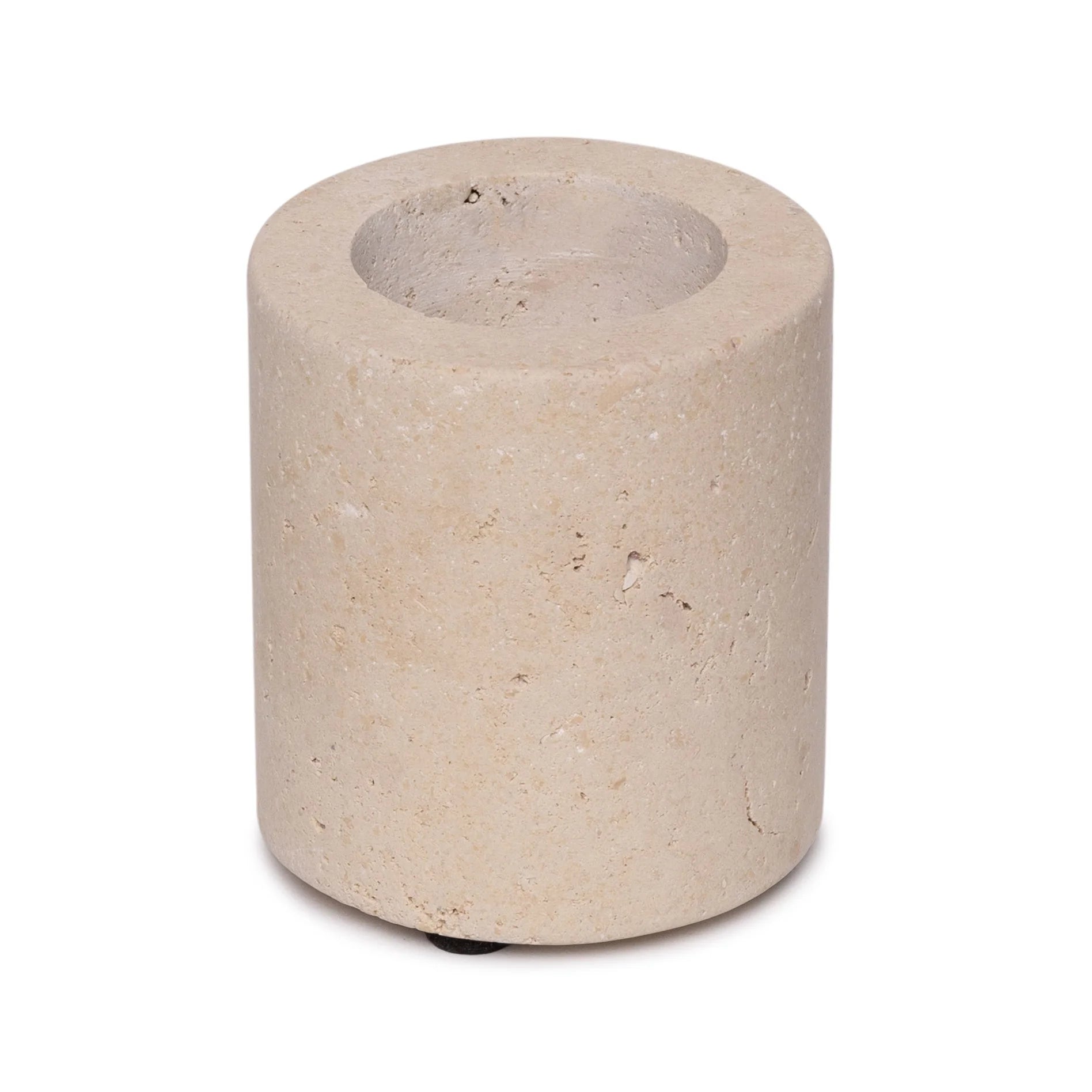 Travertine waxinelichthouders – S, M & L