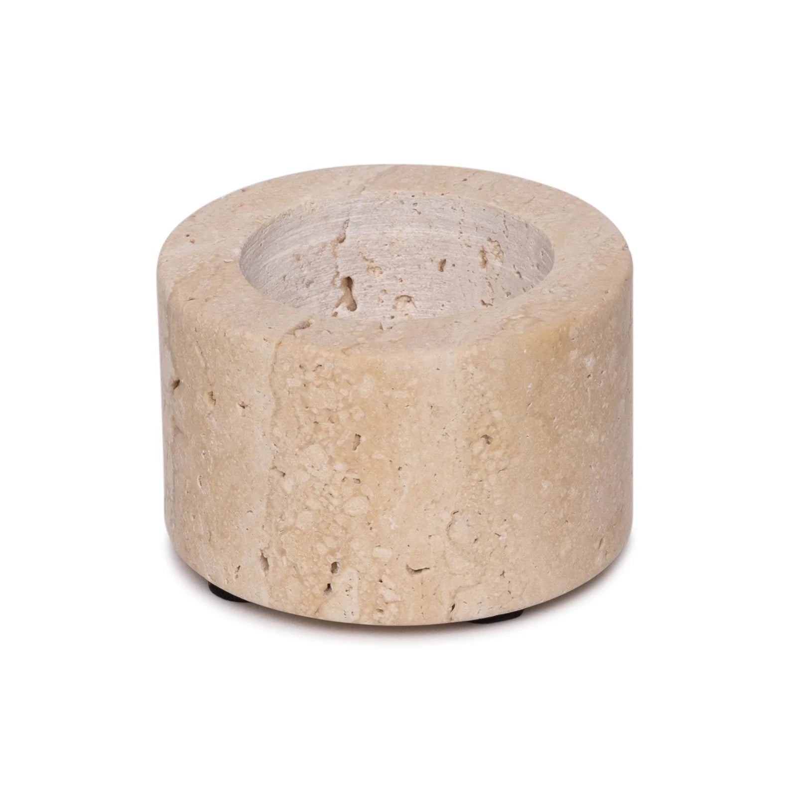 Travertine waxinelichthouders – S, M & L