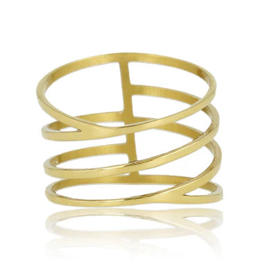 Statement ring goud