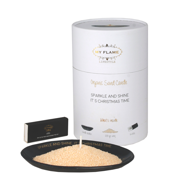 KAARSENZAND GIFTBOX - SPARKLE AND SHINE, IT'S CHRISTMAS TIME