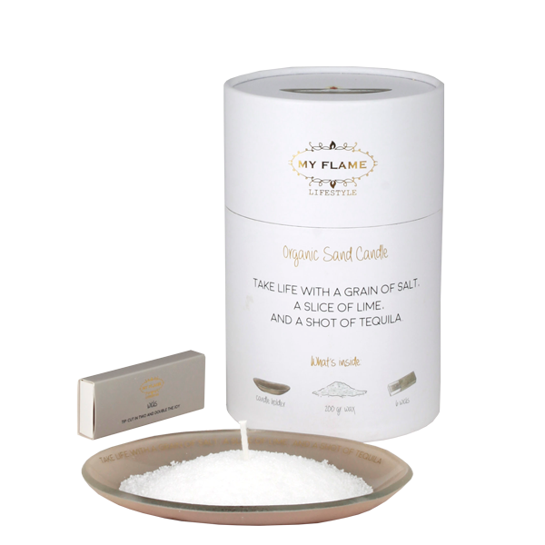 KAARSENZAND GIFTBOX - TAKE LIFE WITH A GRAIN OF SALT, A SLICE OF LIME, AND A SHOT OF TEQUILA