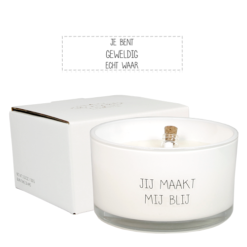 my flame flessenpost- jij maakt me blij