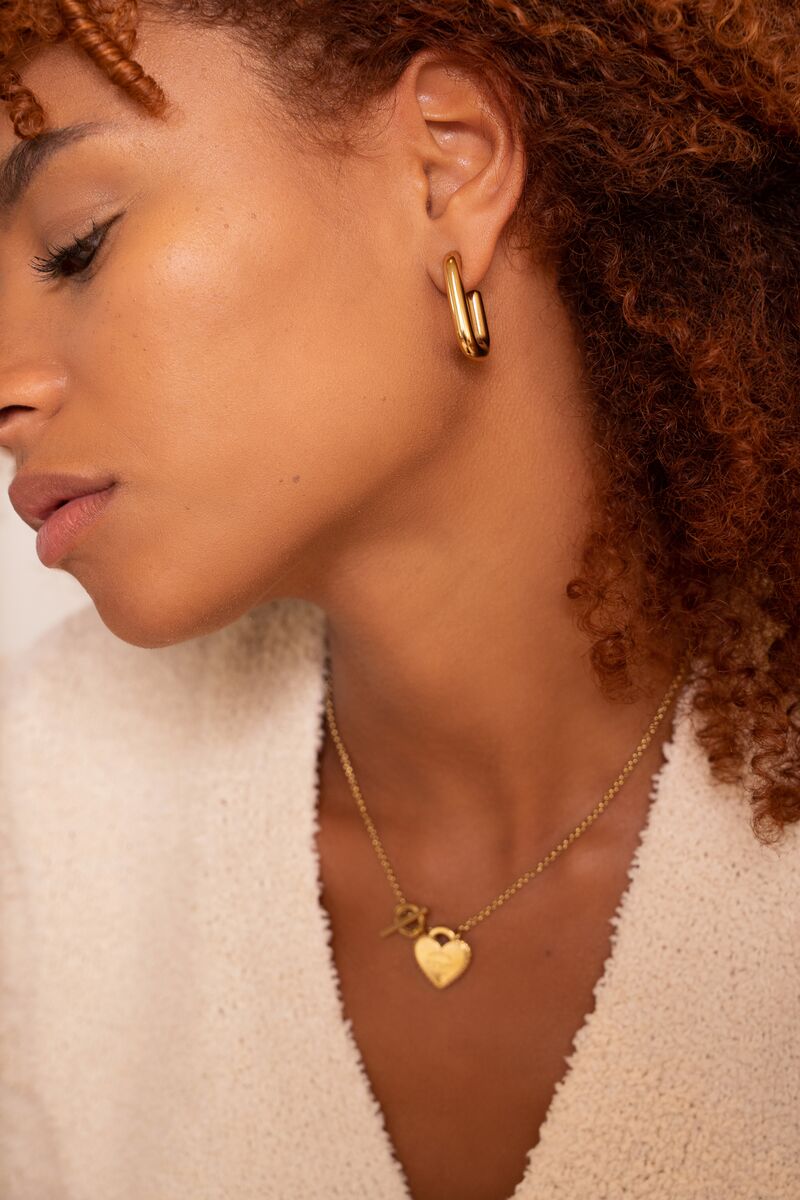 Earrings rectangular