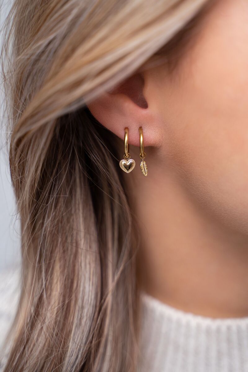 Earring with a heart