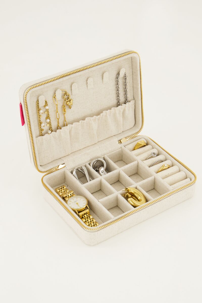 Jewellery box linnen big